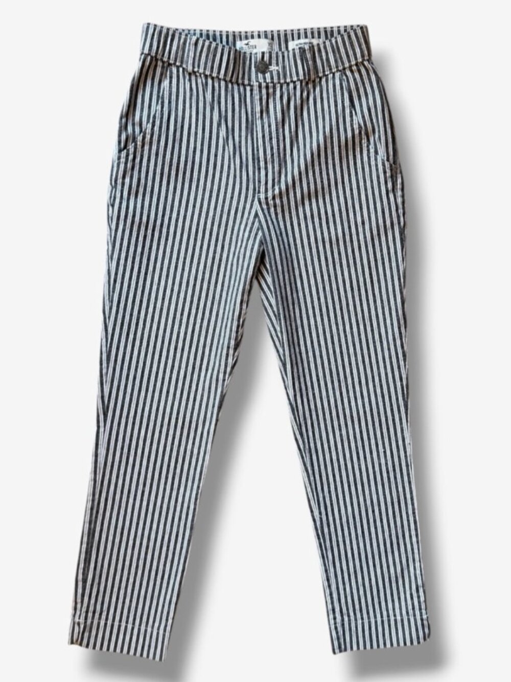 Hollister Striped Ultra High Rise Taper Pants